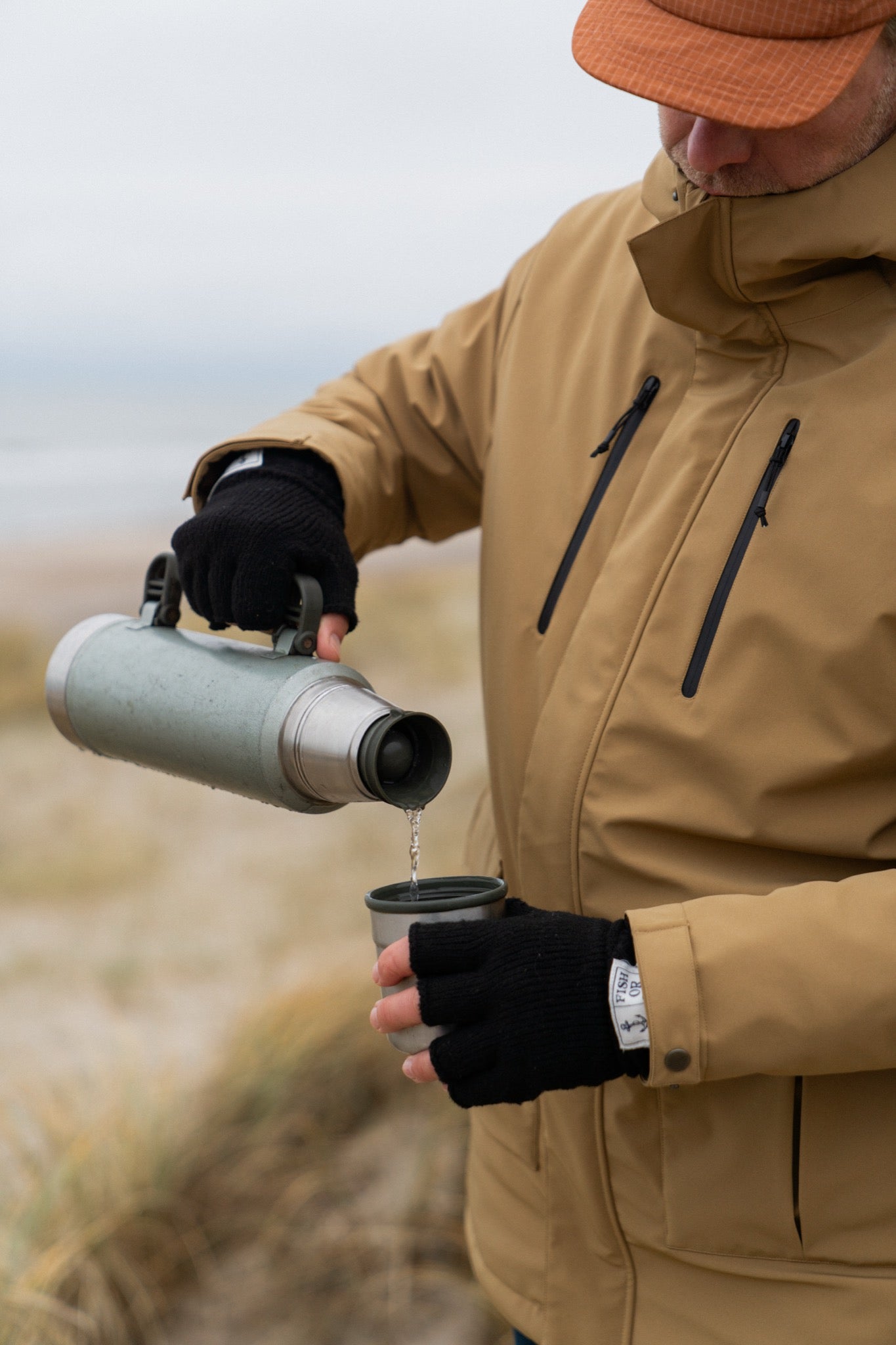 Parka Jacket (Dull Gold)