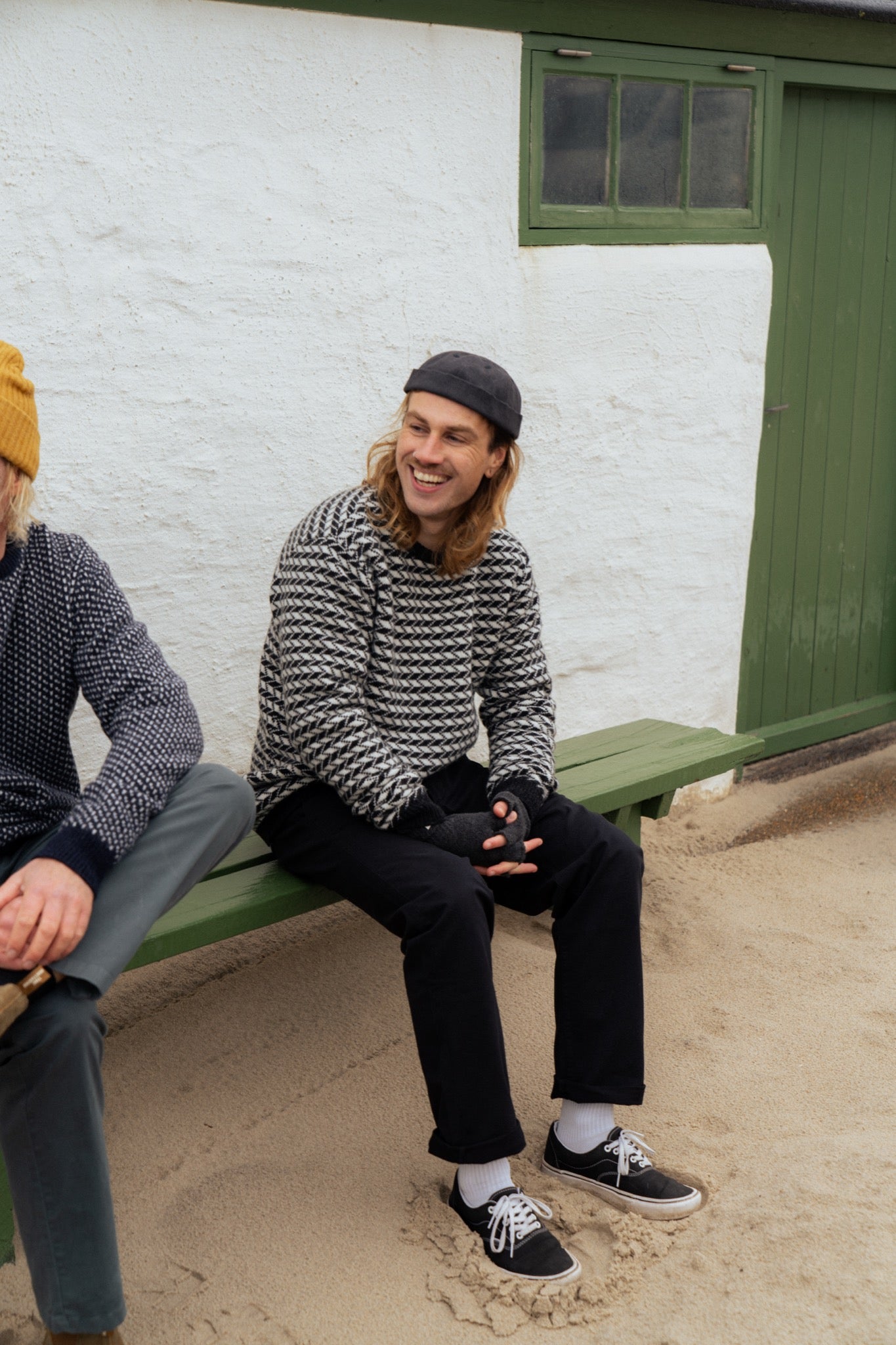 Faroese Fisher Knit (Off White / Black)