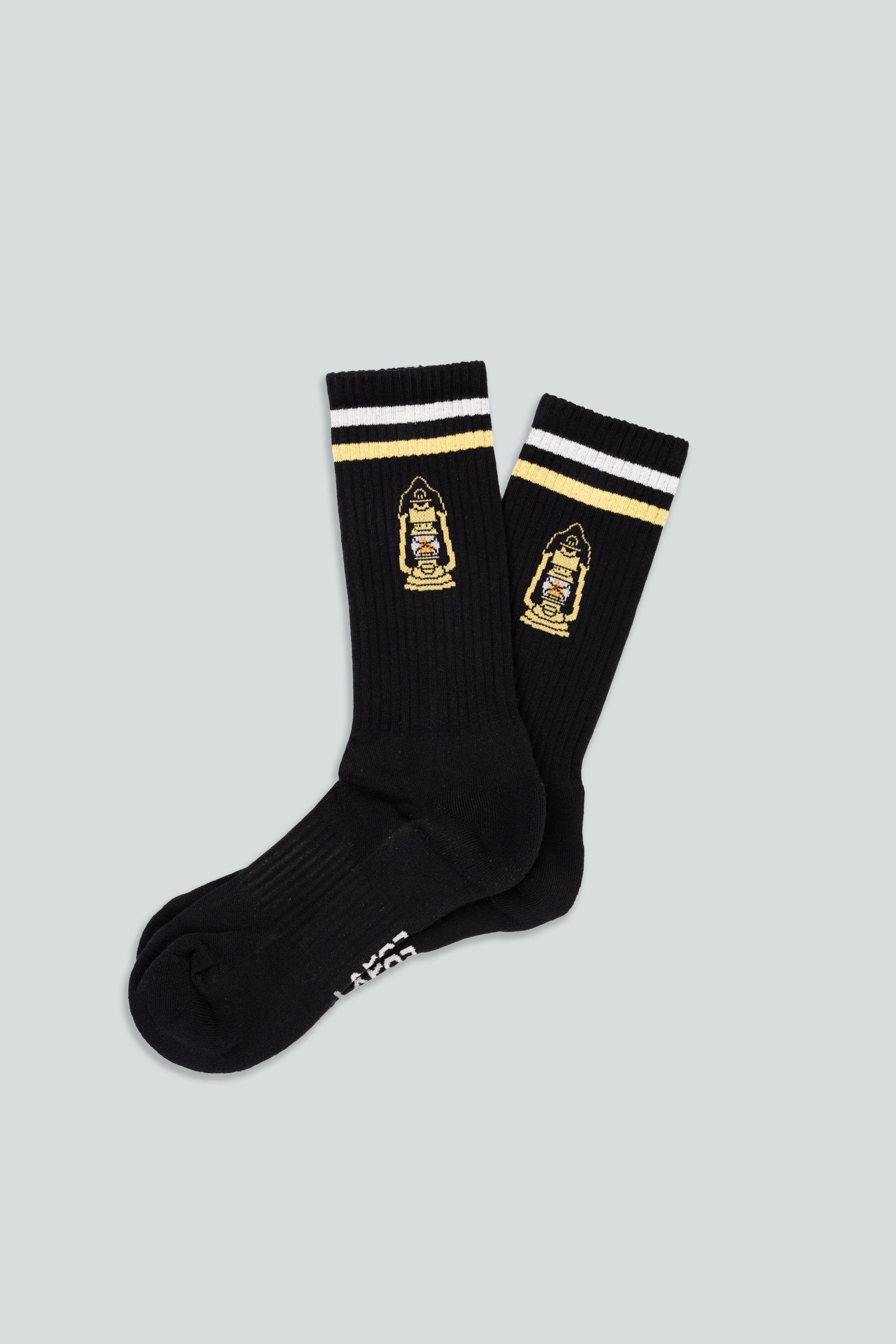 LAKOR Lantern Socks Tennis Socks Black
