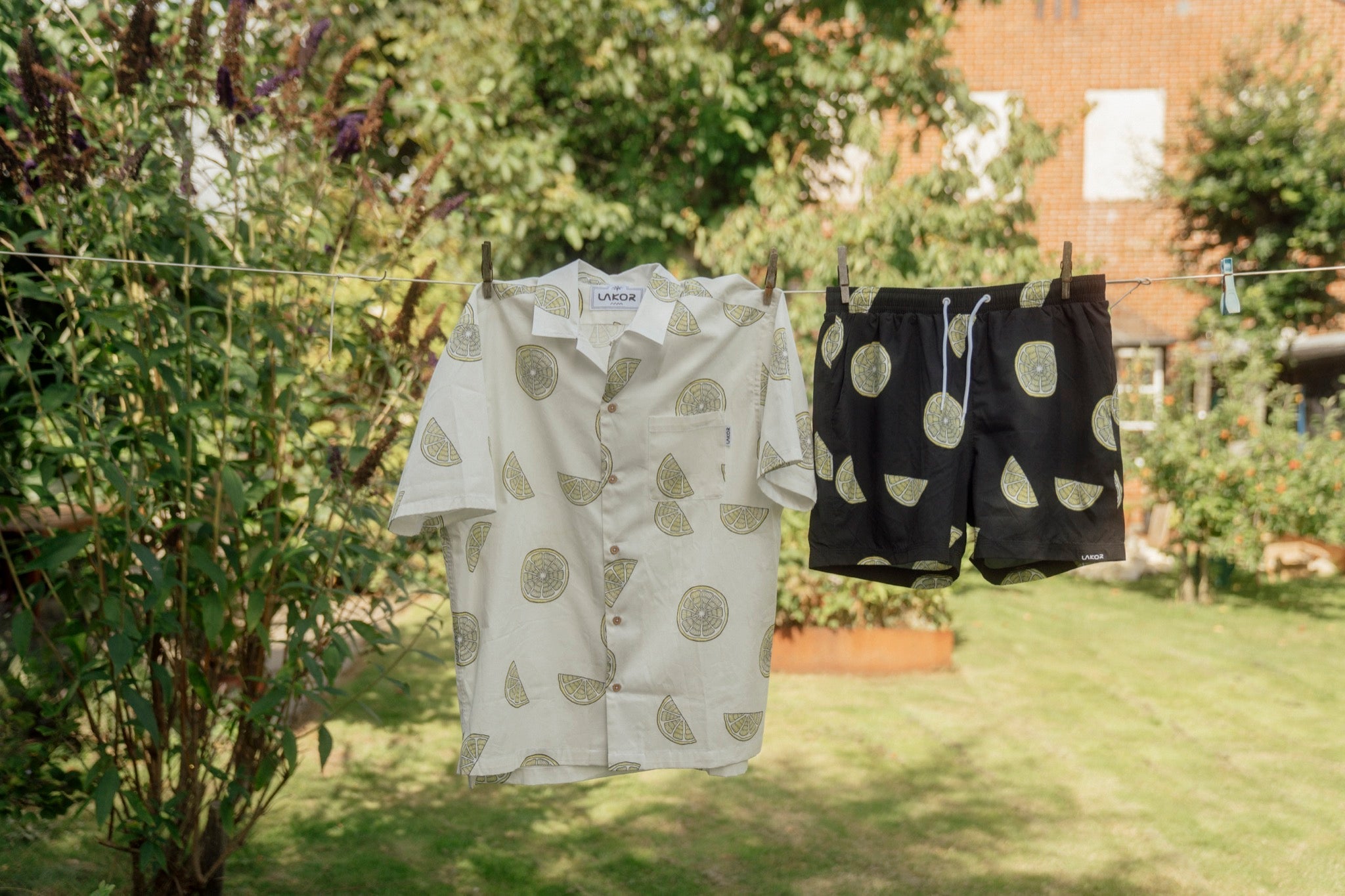 LAKOR Lemon Swim Shorts Shorts Black