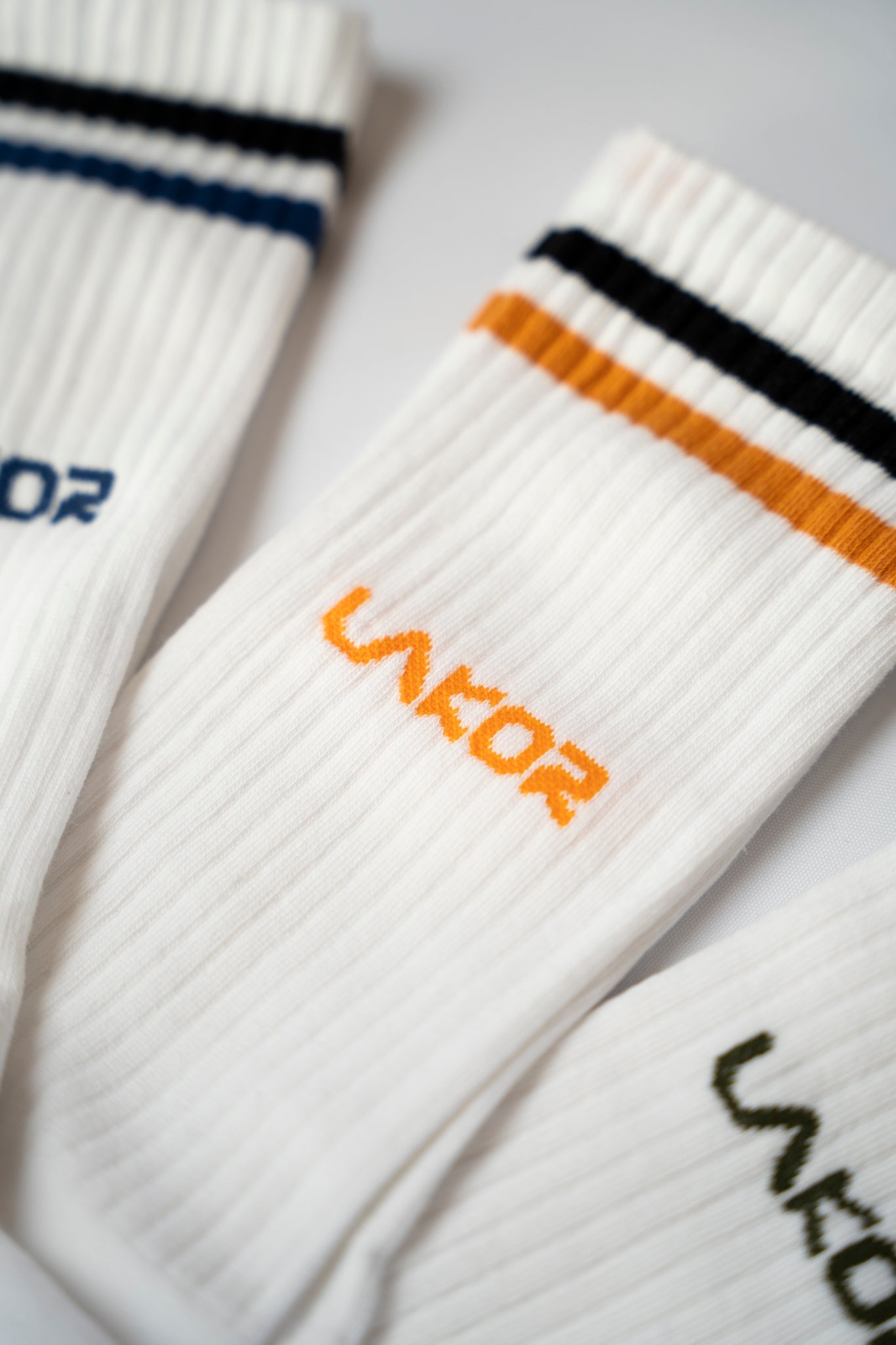 LAKOR Logo Socks 3-pak Tennis Socks White