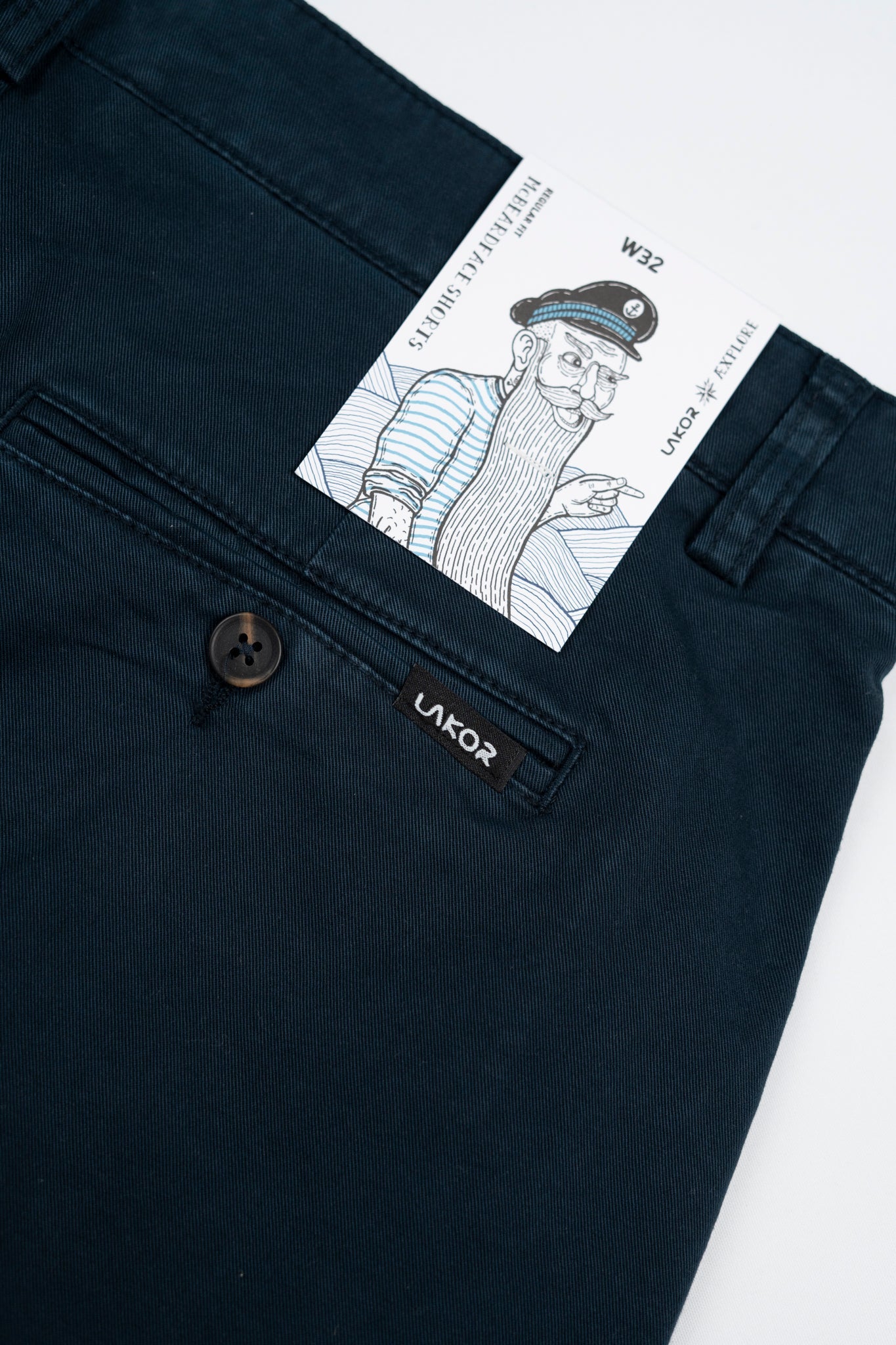 McBeardface Shorts - Blueberry