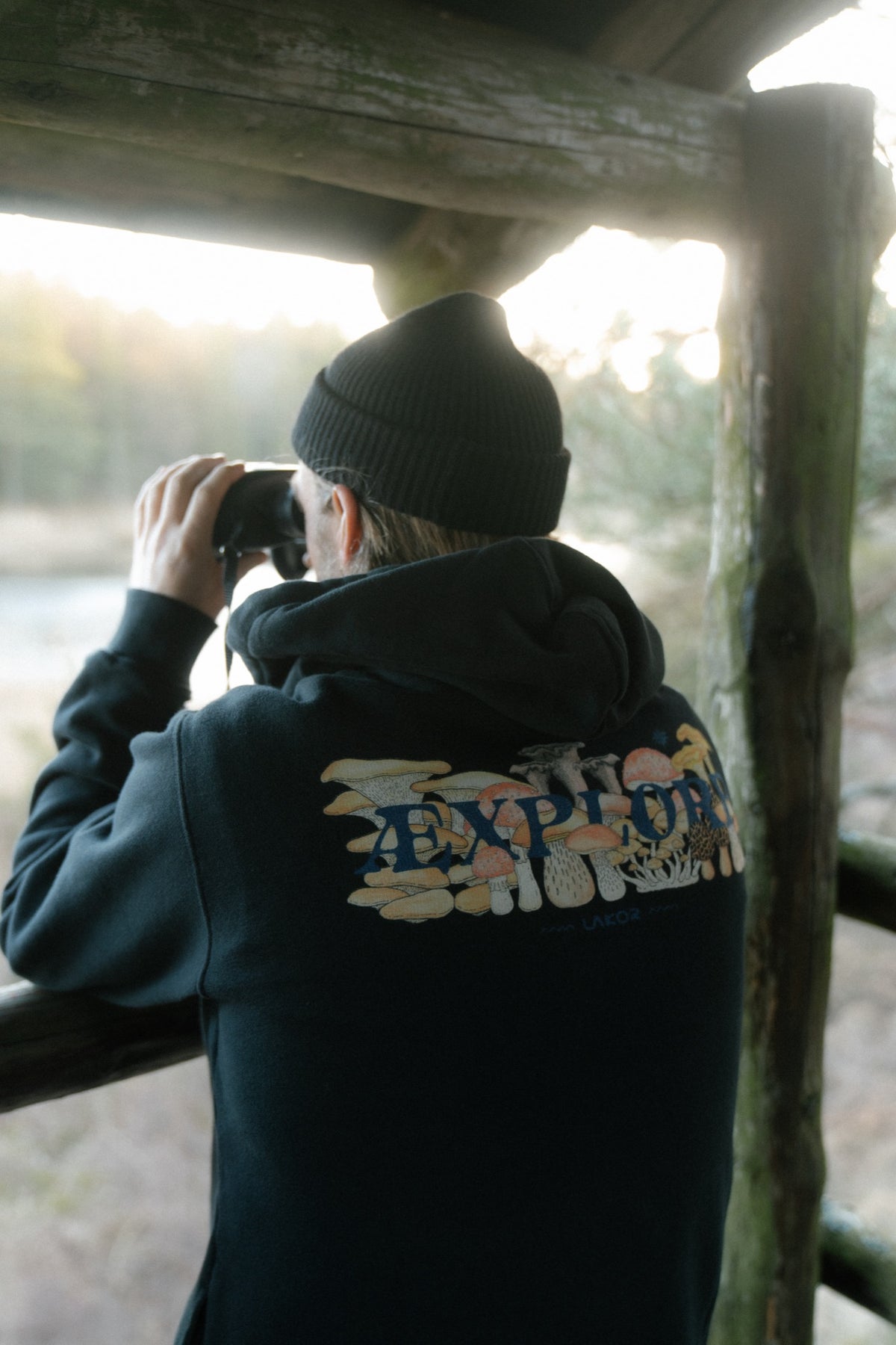 Merino Wool Beanie - Black