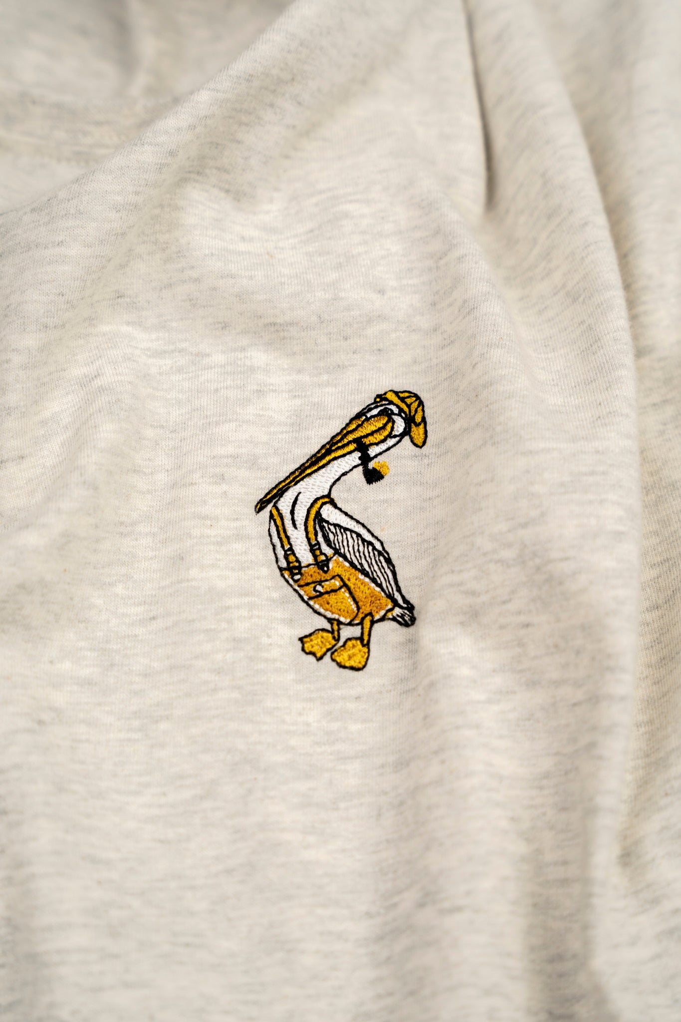 Mini Pier Pelican T-shirt - Oatmeal Melange