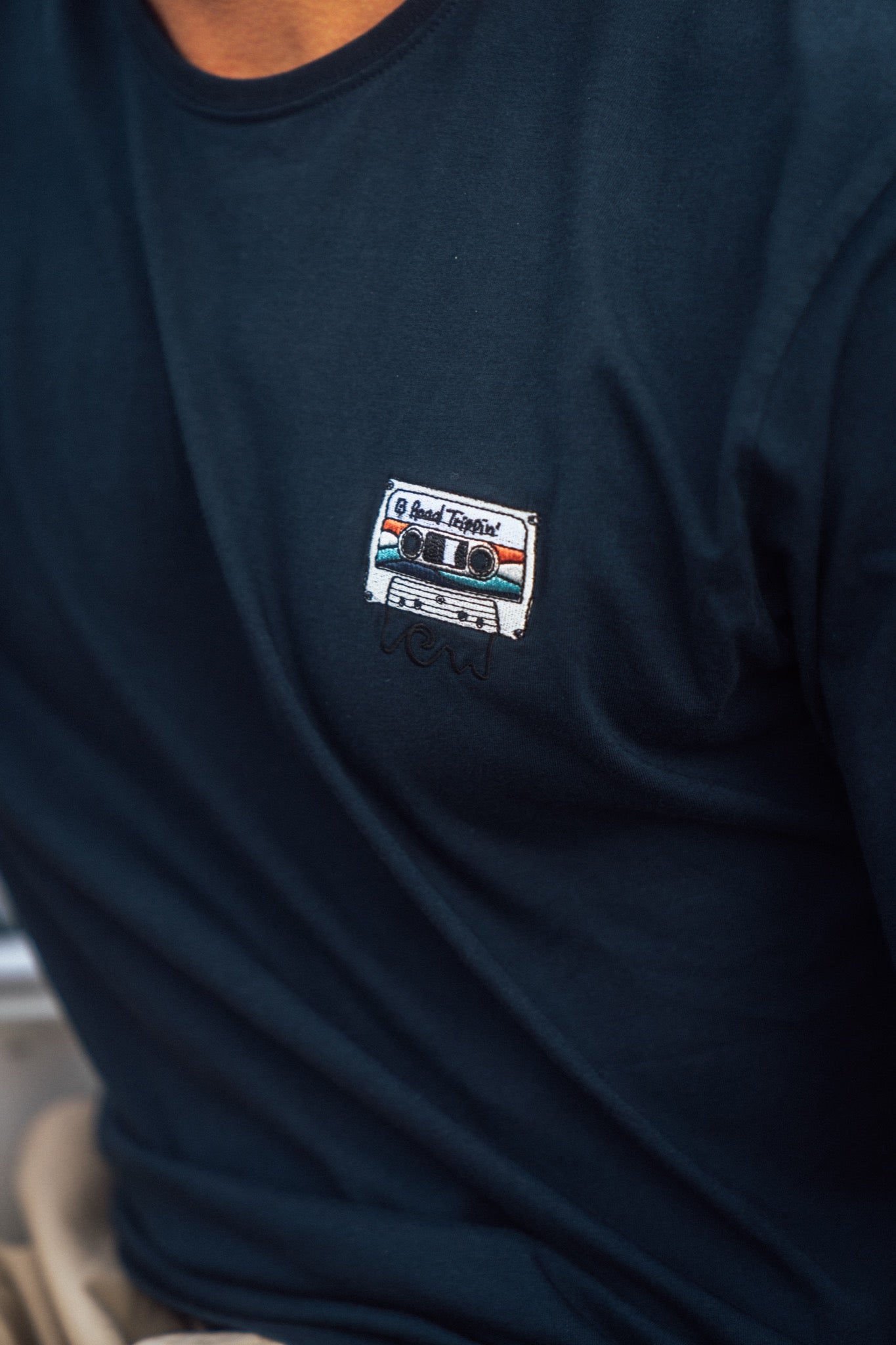 Mini Road Trippin' Rhythms T-shirt - Blueberry