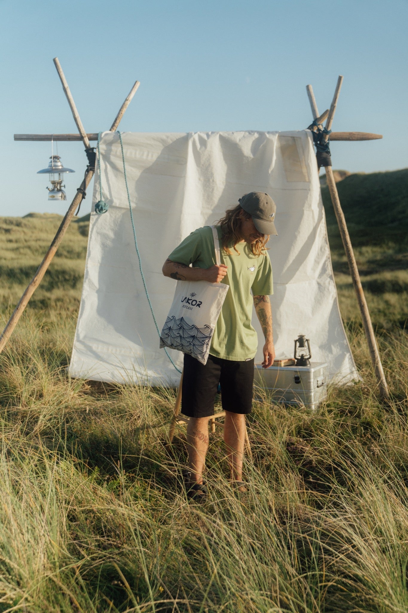 Mini Sunglass Seagull T-shirt - Mosstone