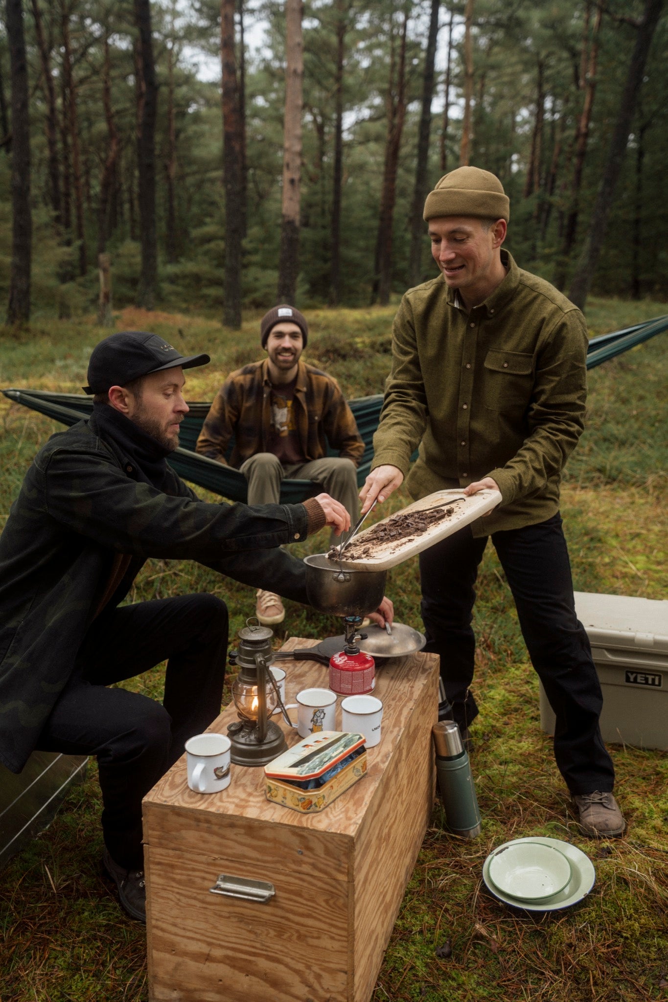 LAKOR Moss Shirt Shirt Fir Green