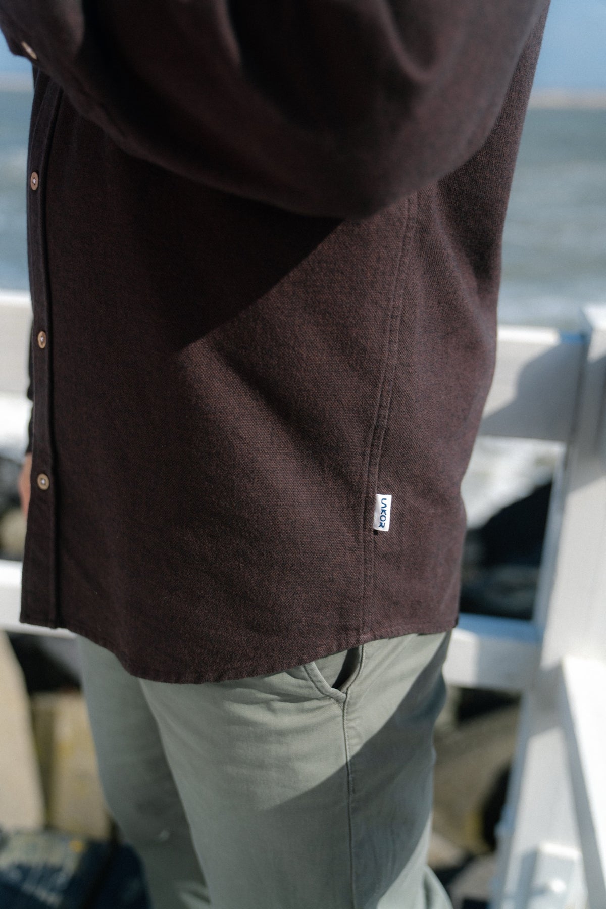 LAKOR Moss Shirt Shirt Chicory Coffee