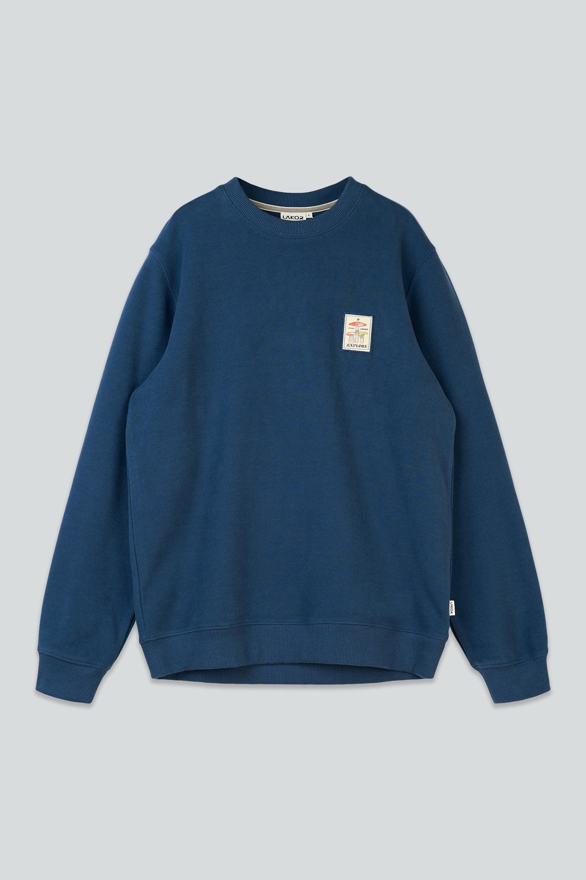 LAKOR Mushroom Trio Crewneck Sweatshirt Insignia Blue
