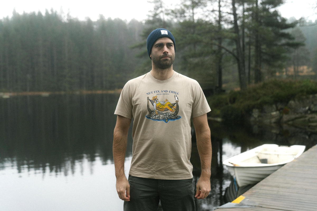 LAKOR Net Fix and Chill T-shirt T-Shirt White Pepper