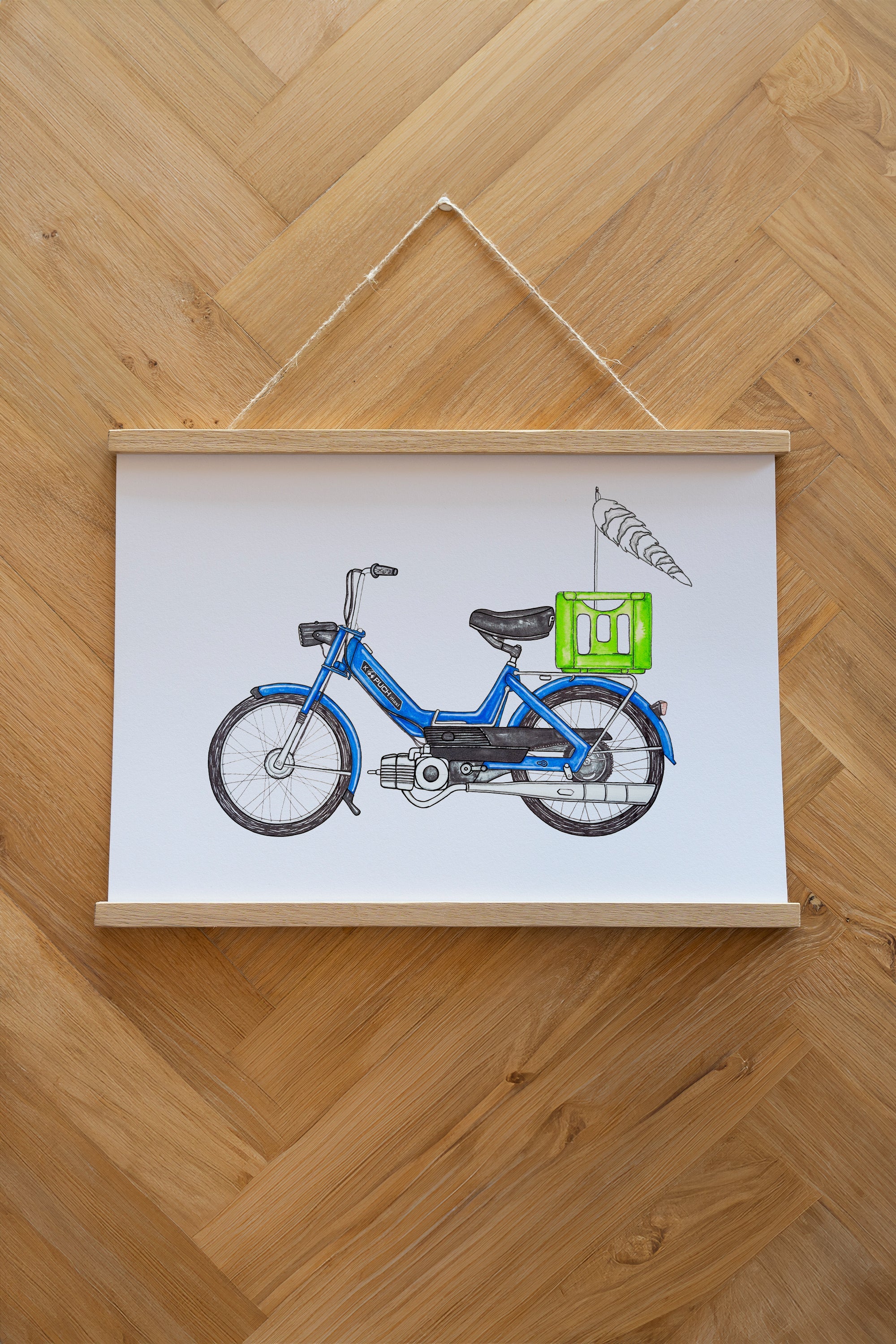 Ocean Maxi Plakat - White