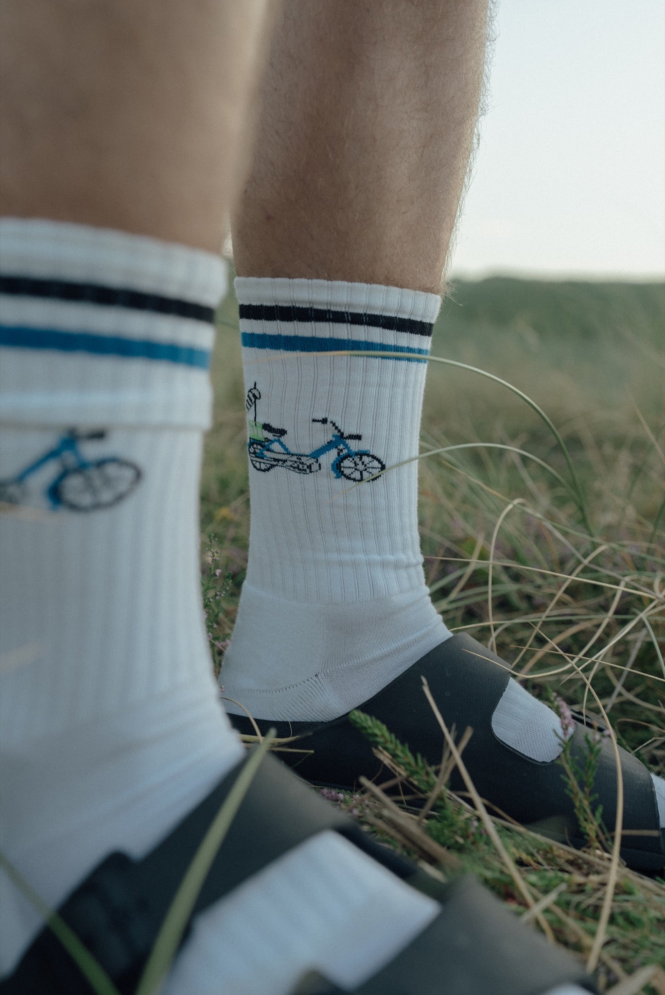 Ocean Maxi Socks - White