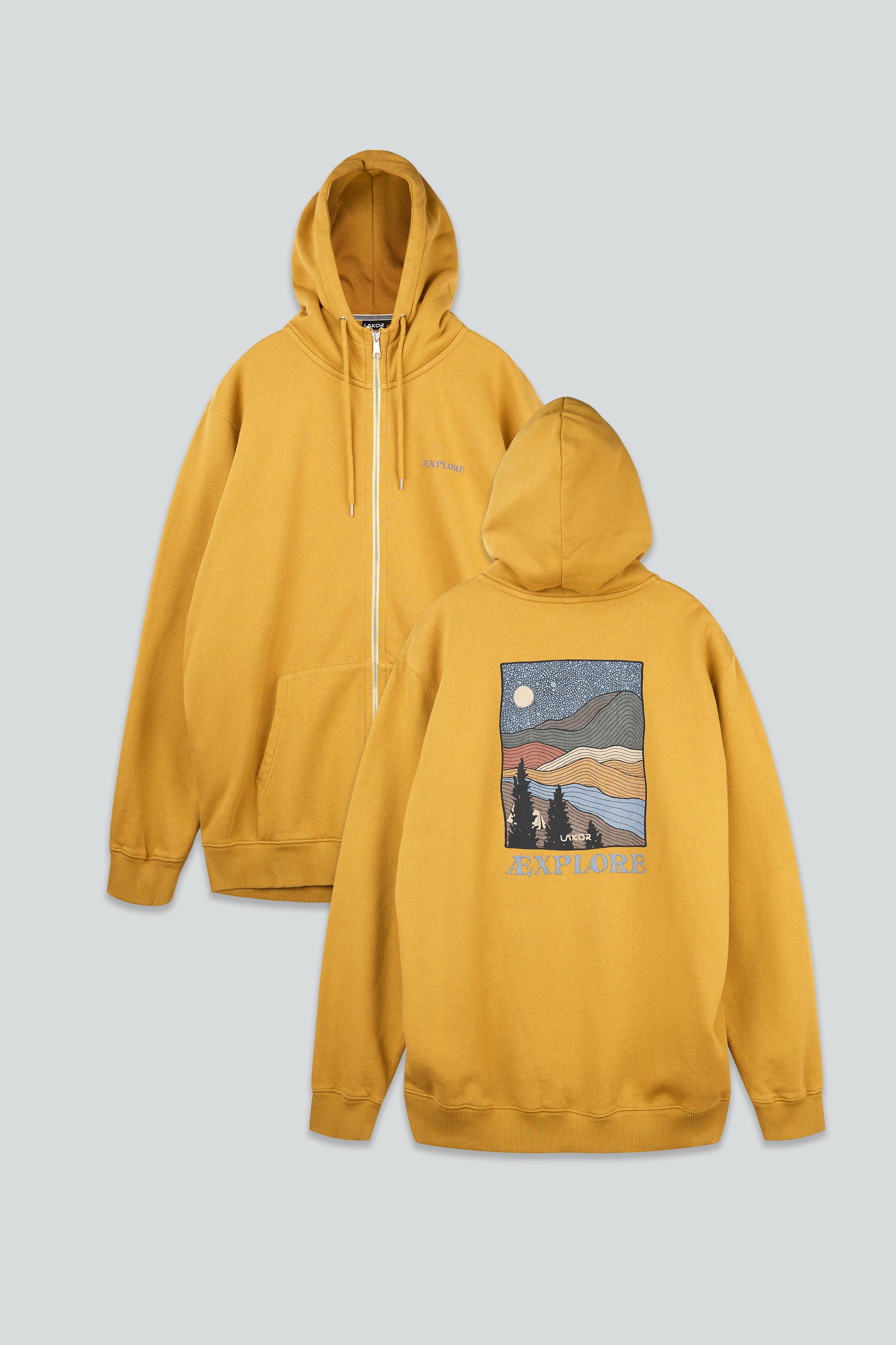 Out There Zip Hoodie (Wood Thrush)