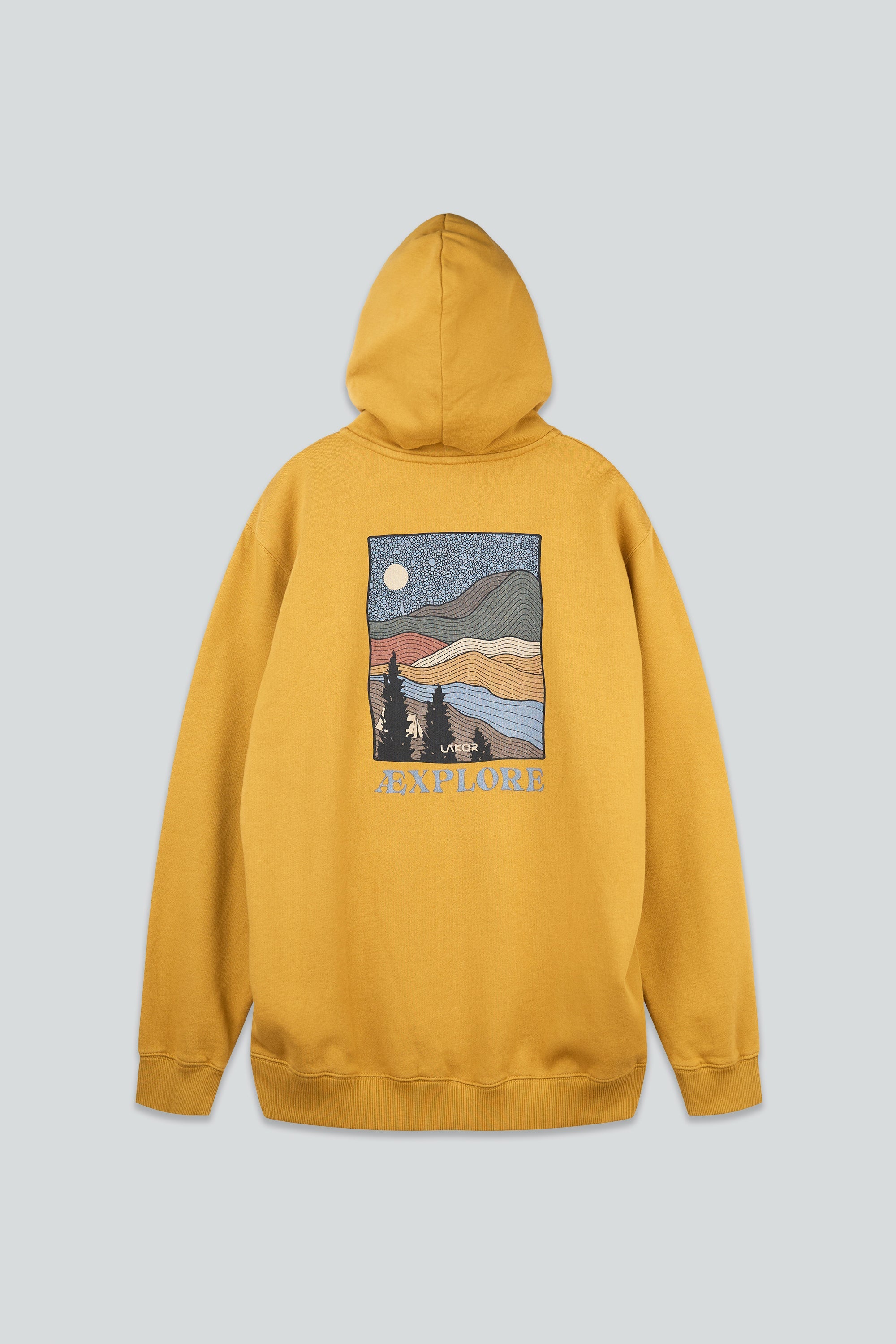 LAKOR Out There Zip Hoodie Sweatshirt Wood Thrush