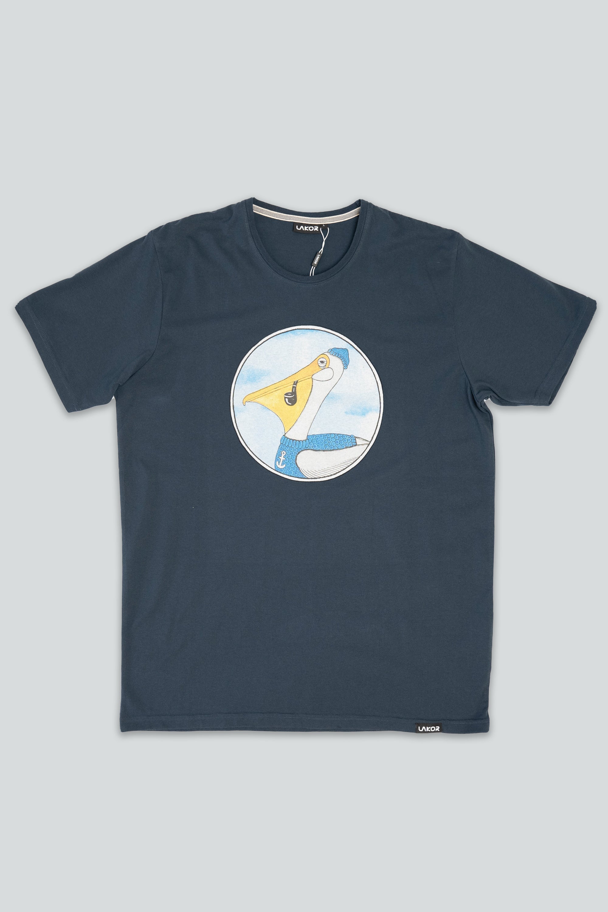 LAKOR Pipe Pelican T-shirt T-Shirt Navy