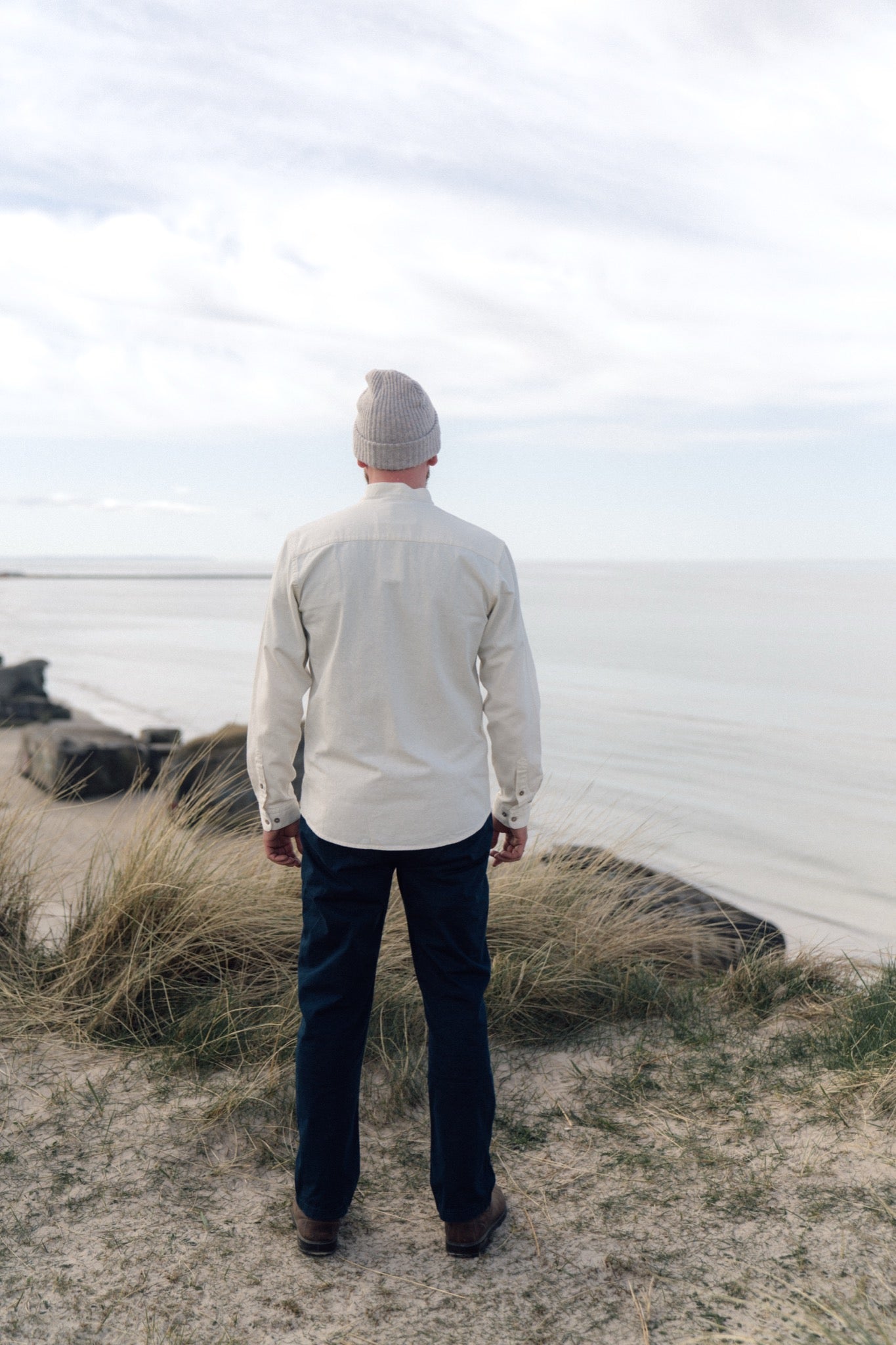 LAKOR Plain Dal Shirt Shirt Star White