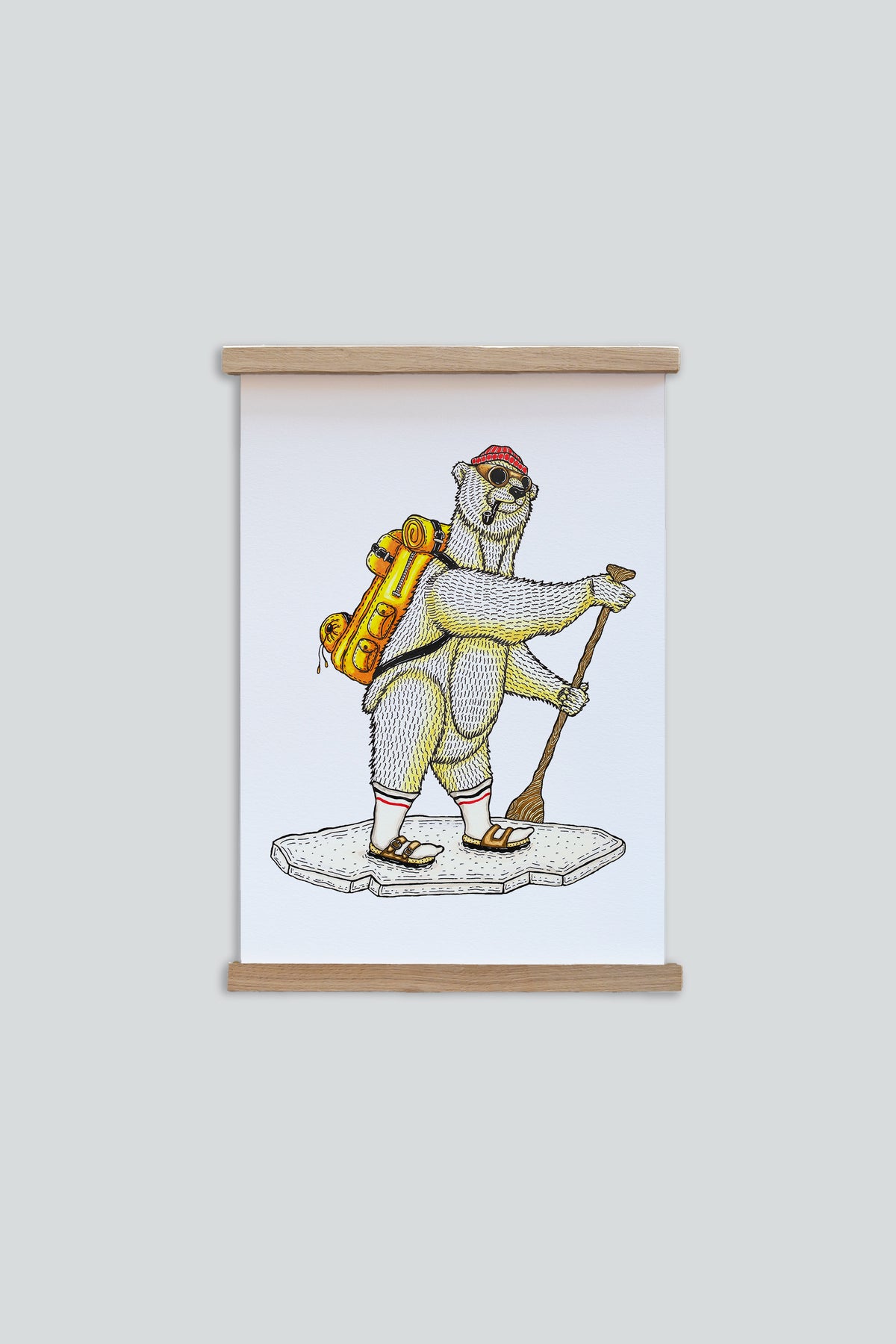 LAKOR Polar SUP Plakat Poster White