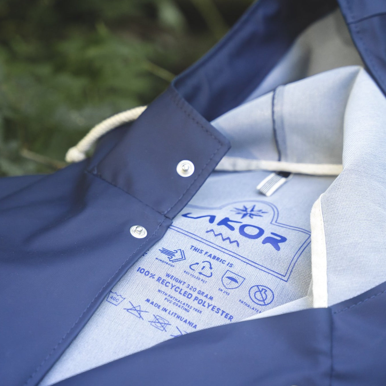LAKOR Rain Jacket F.O.D Jacket Navy
