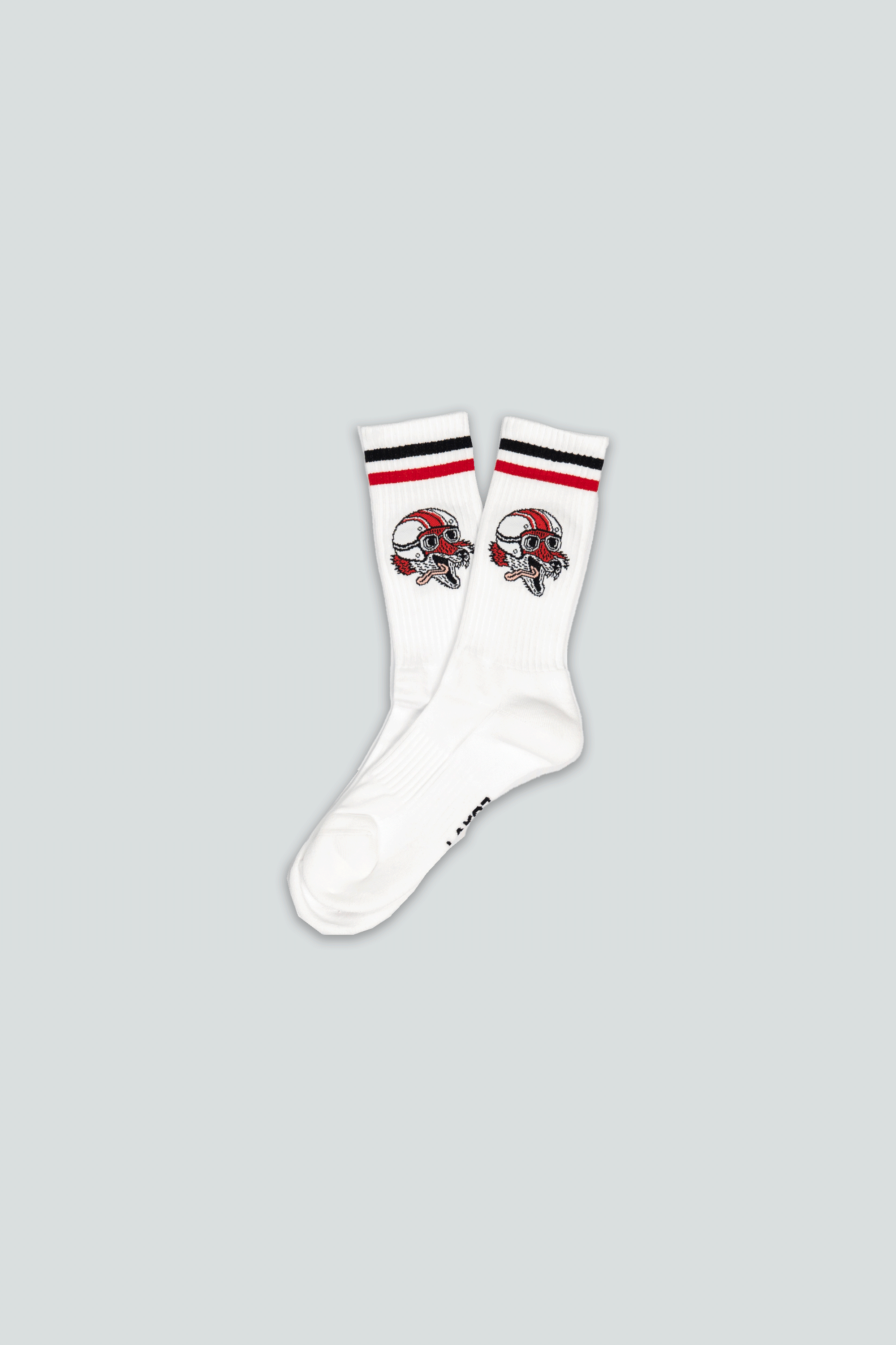 LAKOR Roadkill Socks Tennis Socks White