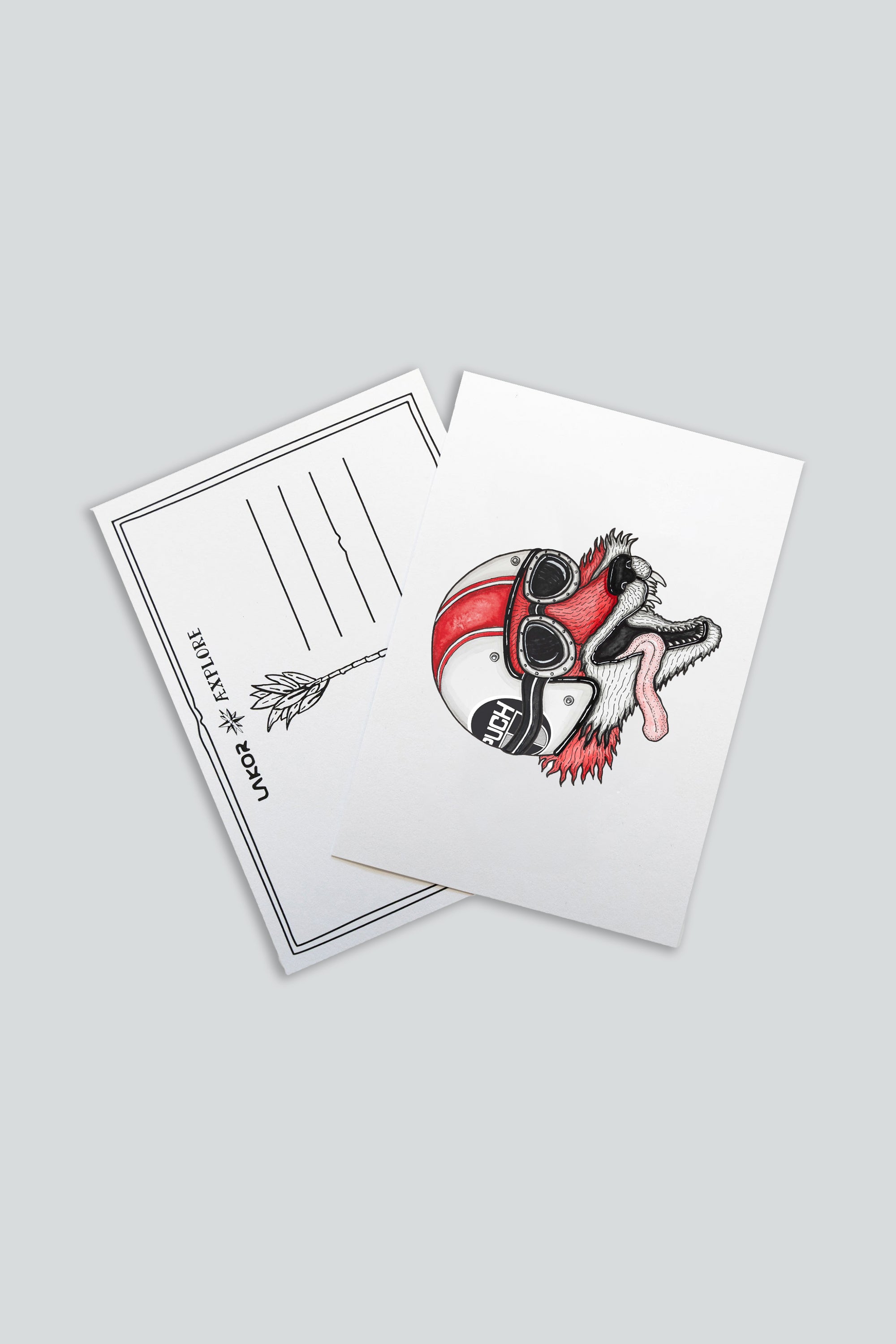 Roadkills' Race Club Postkarte