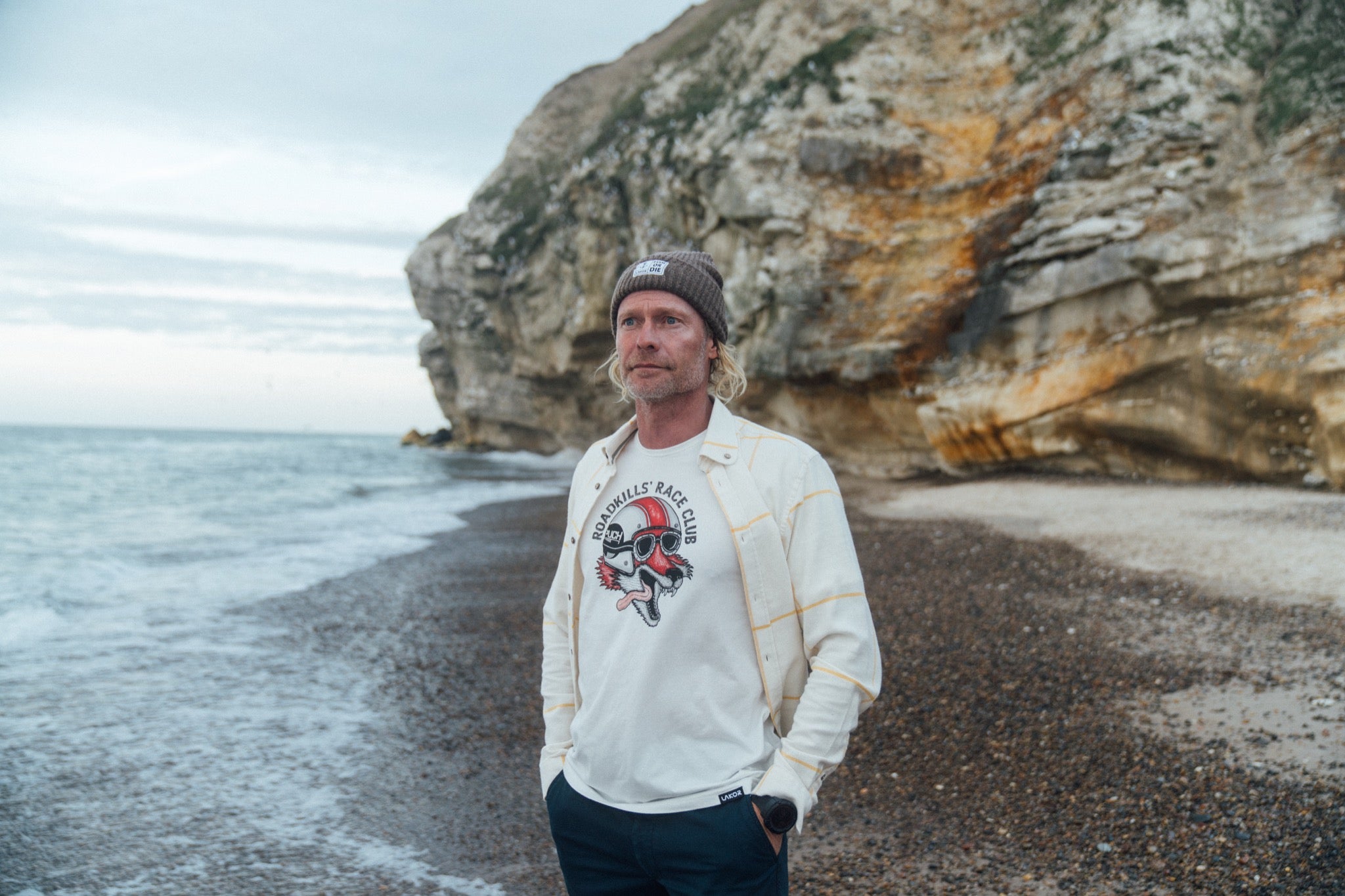 LAKOR Roadkills' Race Club T-shirt T-Shirt Star White