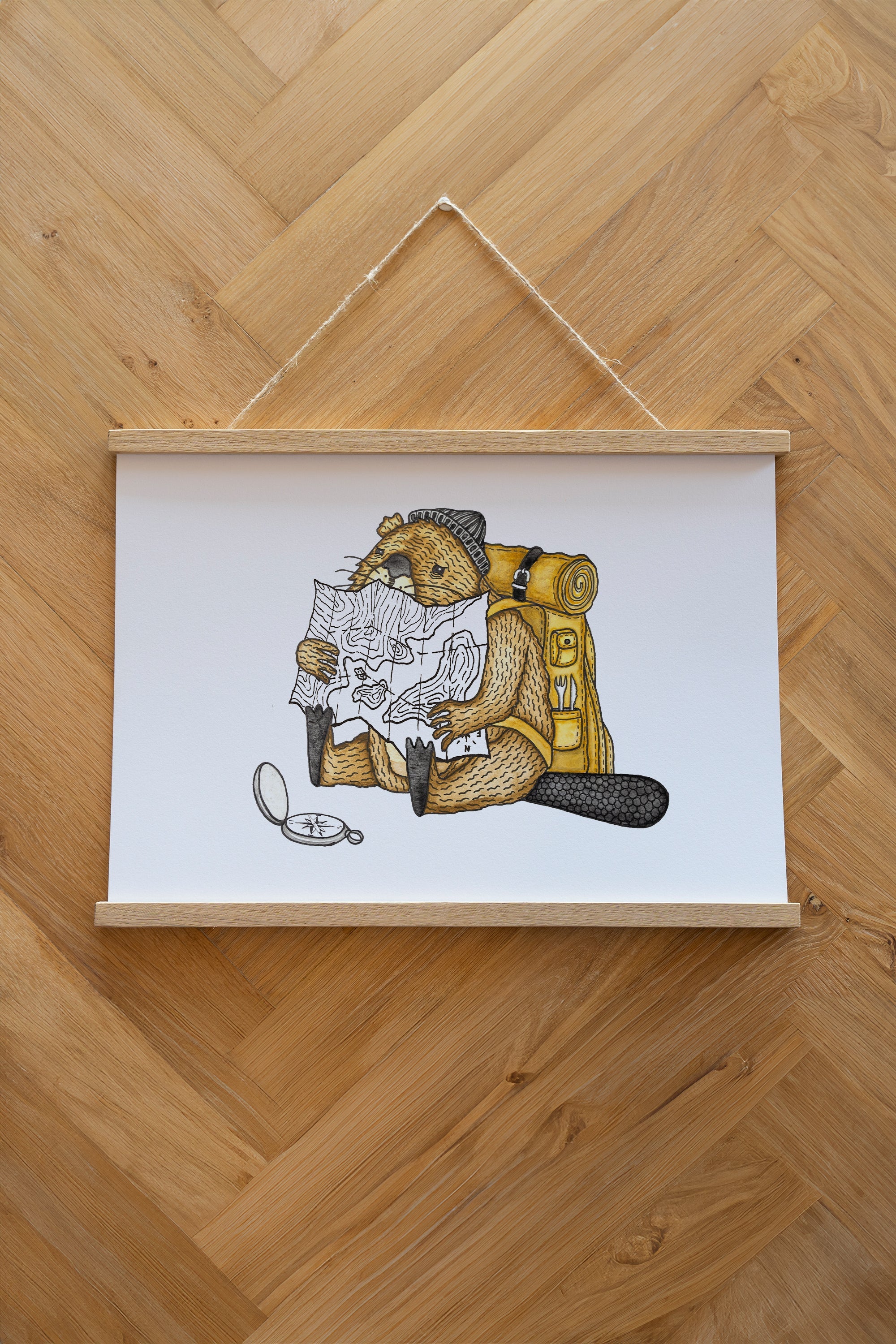 Rodents Roadmap Plakat - White