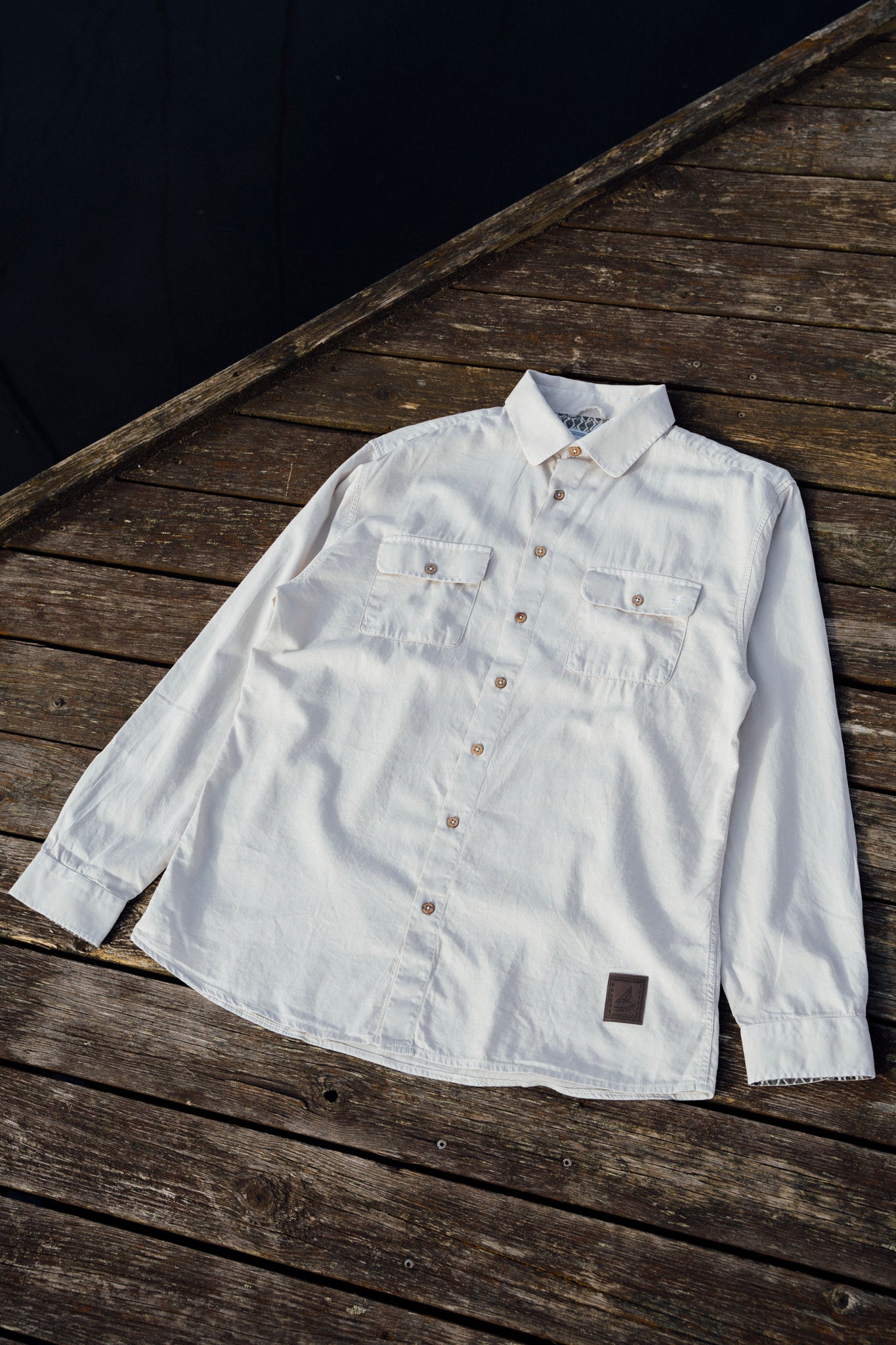 Havana Fish Safari Shirt (Silver Birch)