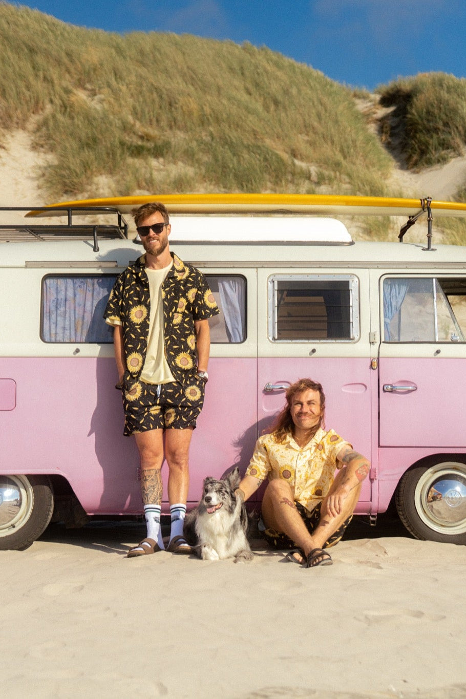 Sunflower Short Sleeve Shirt (Moonless Night)