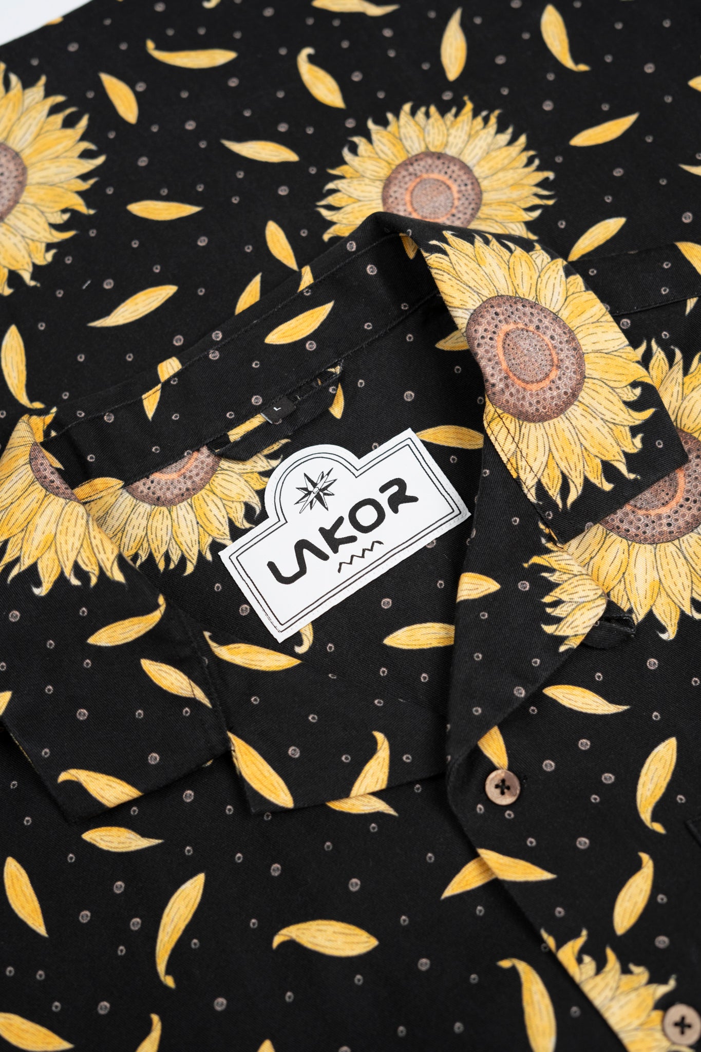 Sunflower Short Sleeve Shirt (Moonless Night)