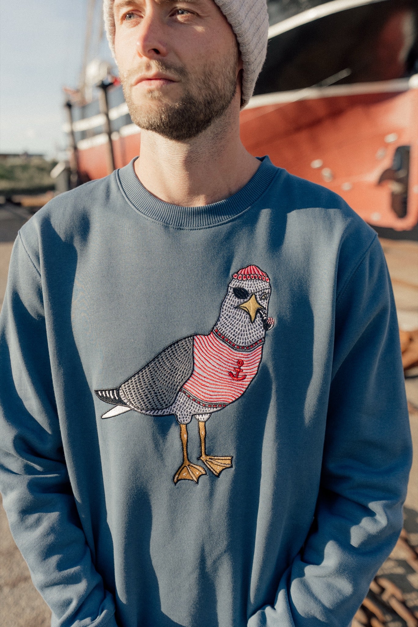 LAKOR Seaborn Seagull Crewneck Sweatshirt Bering Sea