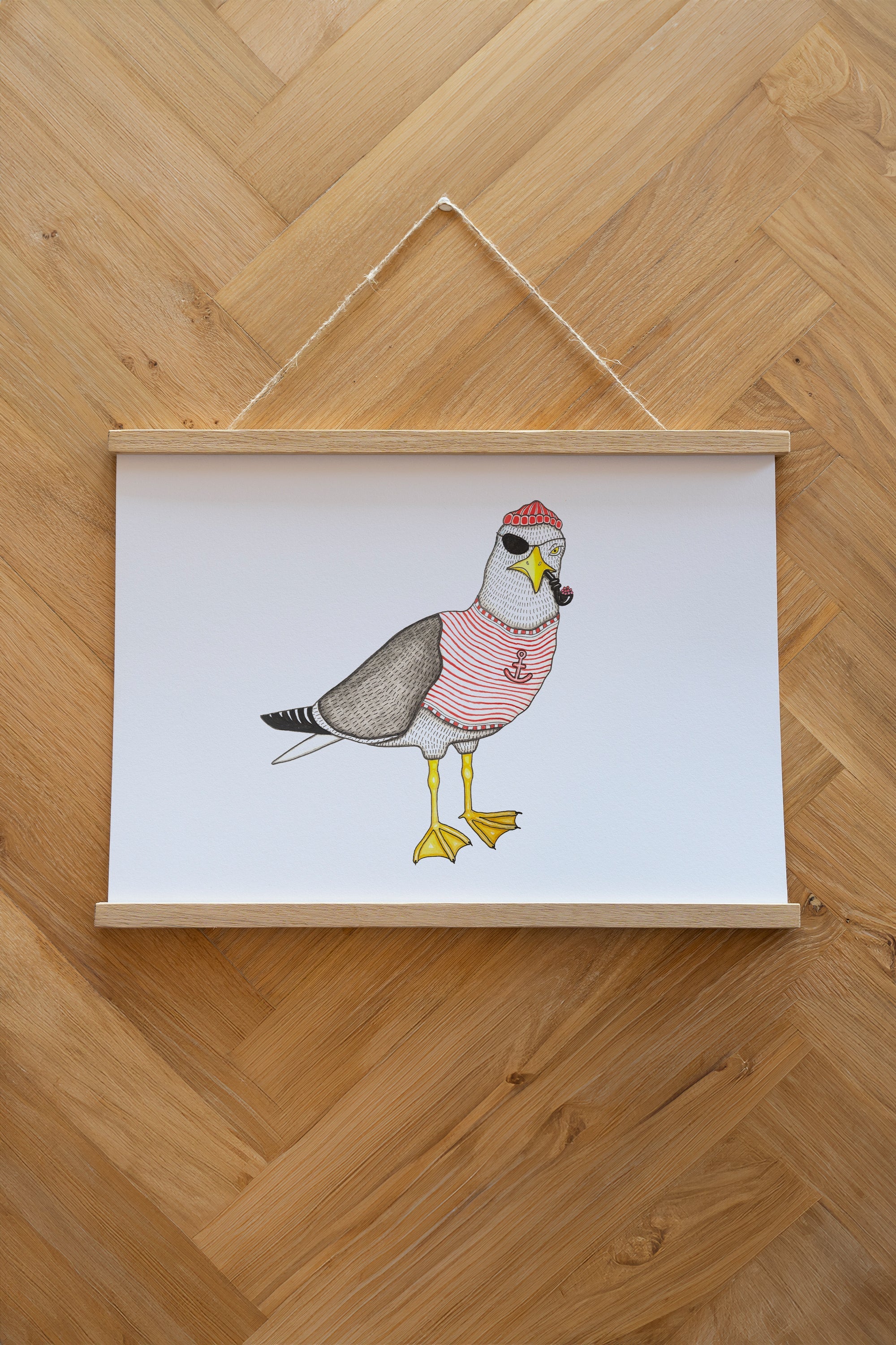 Seaborn Seagull Plakat - White