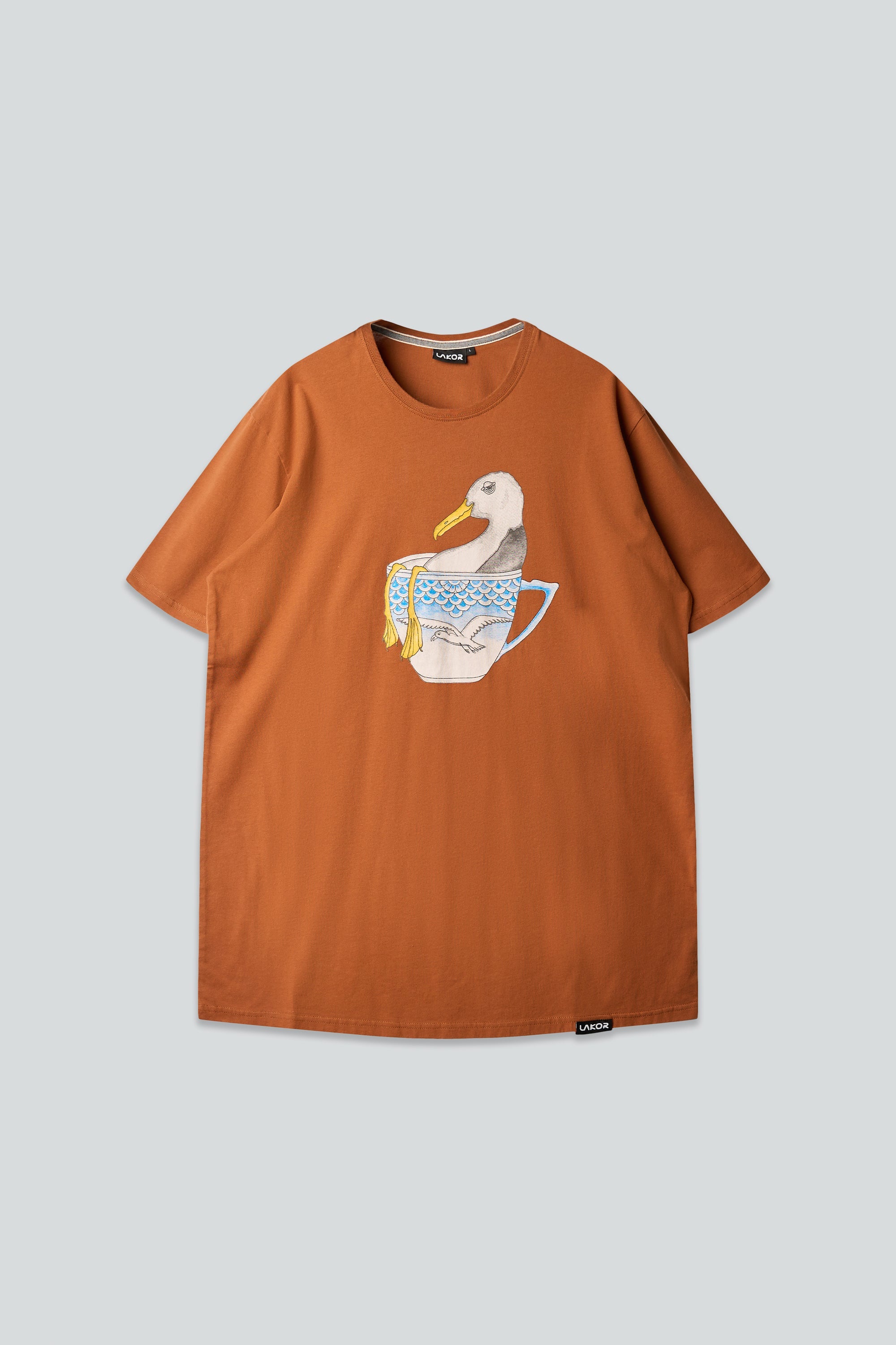LAKOR Seagull in a Cup T-shirt T-Shirt Mocha Bisque