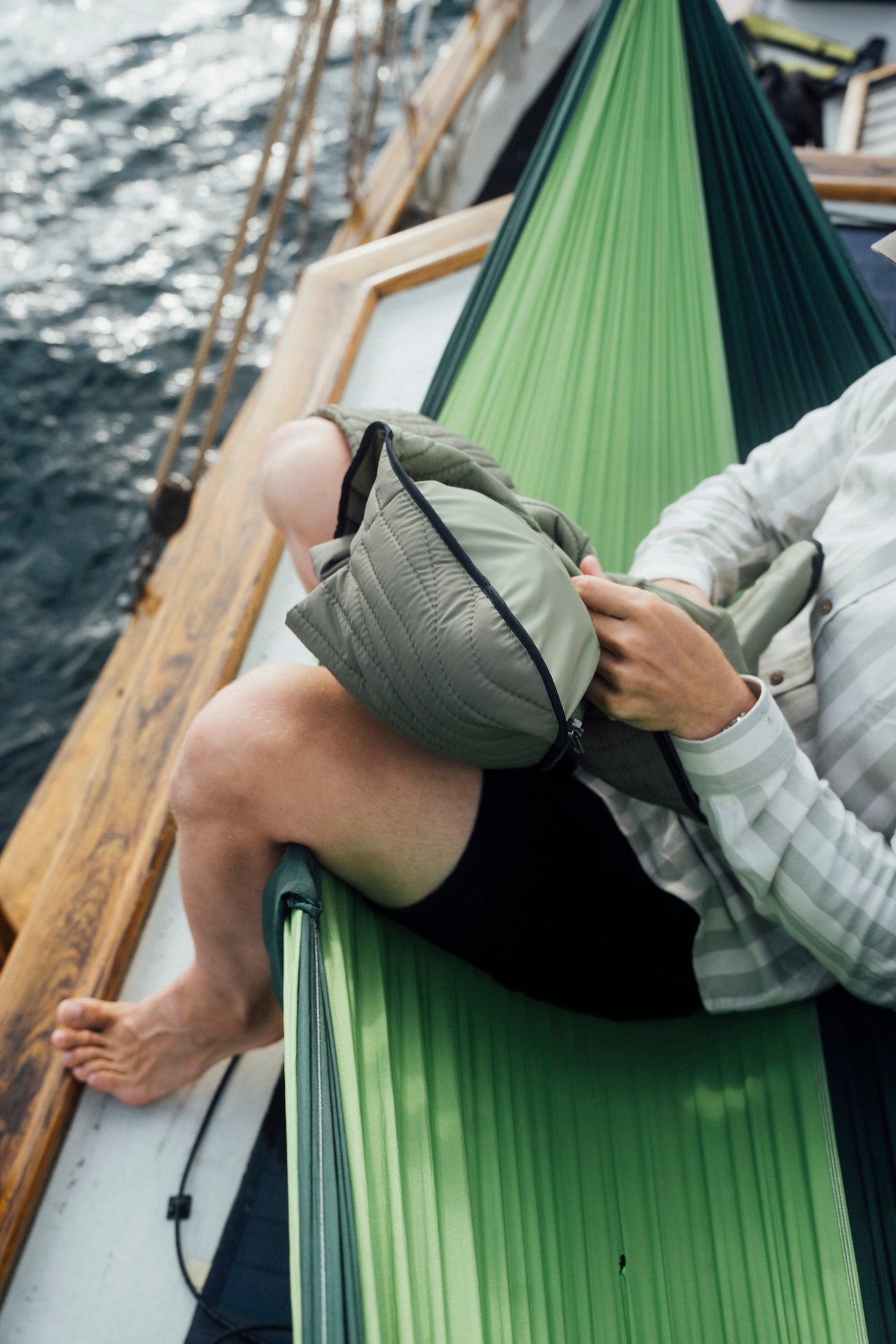 LAKOR Seaway Quilt Jacket Jacket Deep Lichen Green