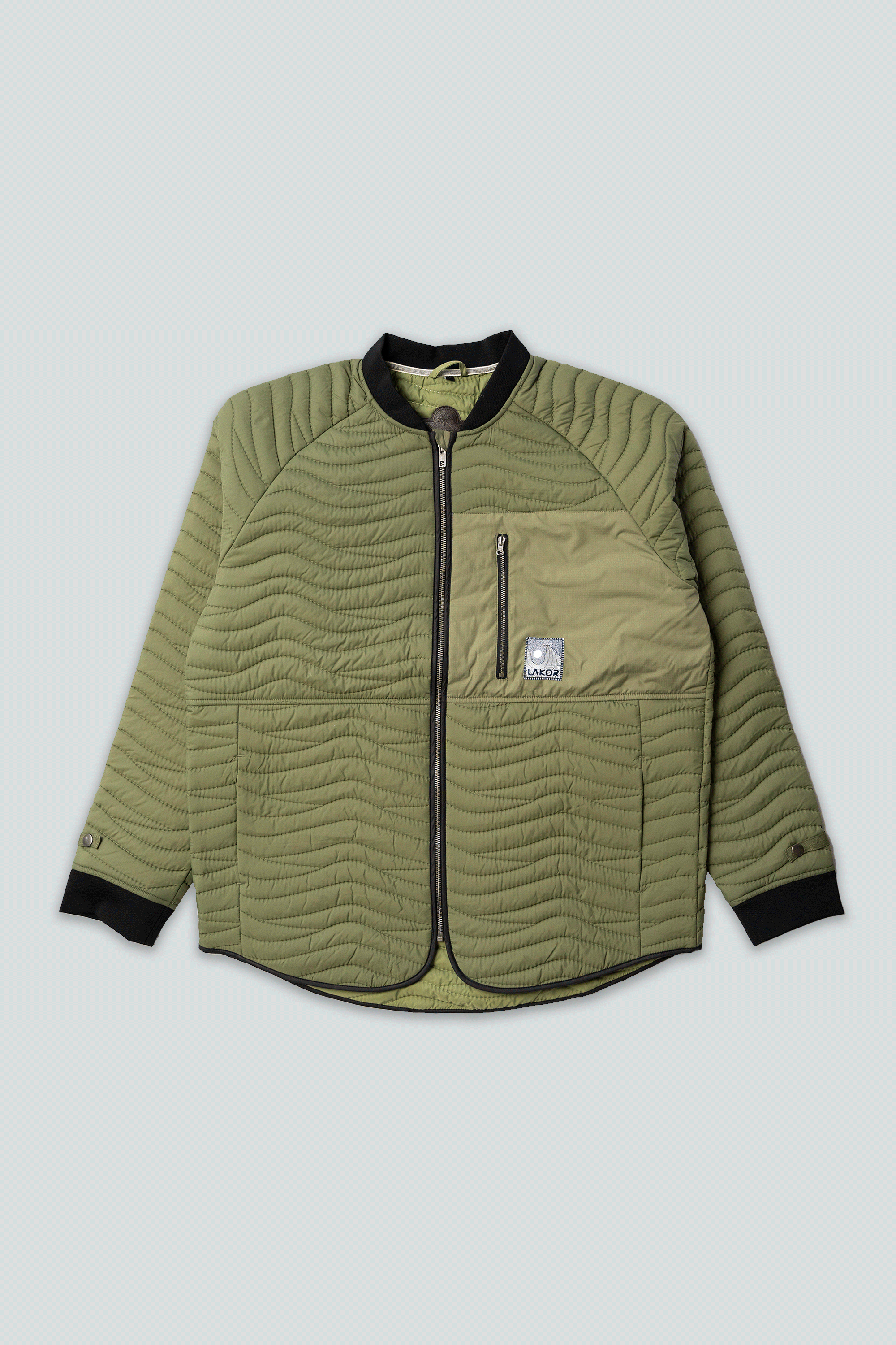 LAKOR Seaway Quilt Jacket Jacket Deep Lichen Green