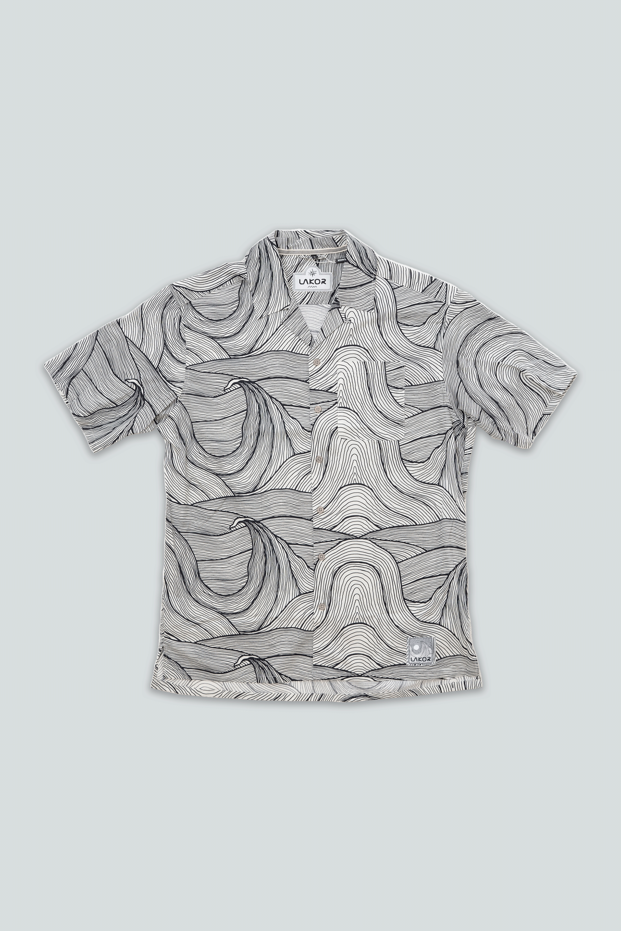 LAKOR Seaway Shirt Short Sleeve Shirt Star White