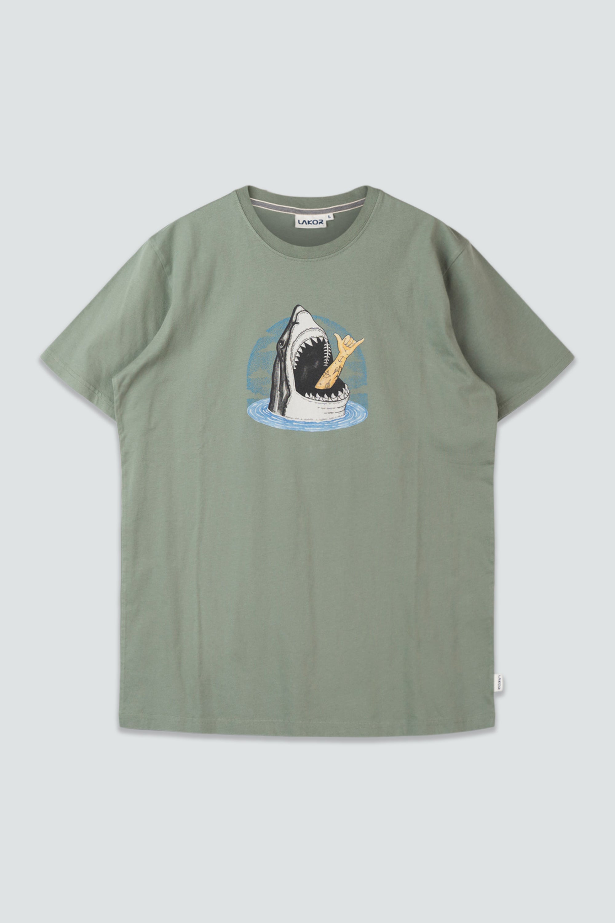 LAKOR Shark Shaka T-shirt T-Shirt Sea Spray