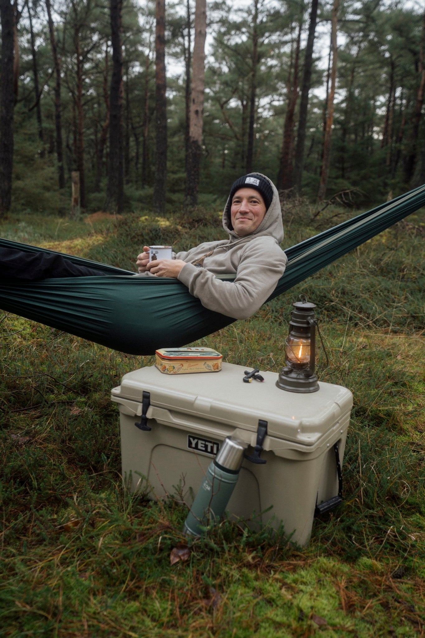 LAKOR Snooze Moose Hoodie Sweatshirt Fallen Rock