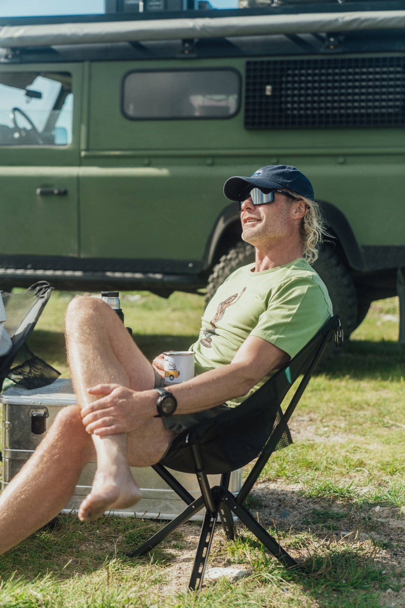 Sun Camper Emaljekrus - White