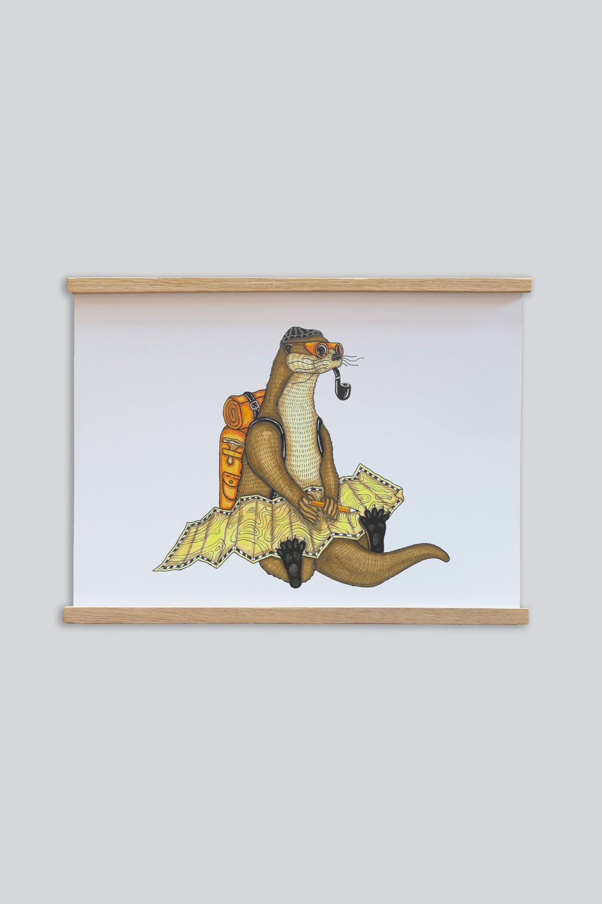 LAKOR The Otter Way Plakat Poster White
