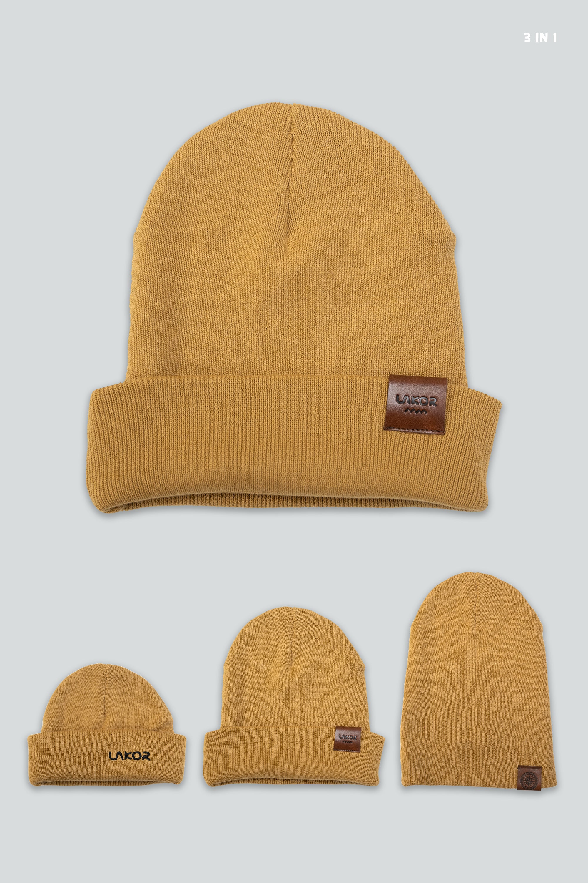 Boom Beanie (Senfgelb)